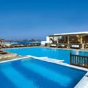 Situated on Megali Ammos beach, Mykonos Bay is just 300m away from Mykonos town. It offers a pool with views of the sunset, the sea and the island trademark windmills.