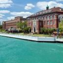 Situated on Detroits Riverwalk in the River Place District, this hotel offers free Wi-Fi.  Just 2.5 miles from Comerica Park, it features a 24-hour fitness center and a restaurant.