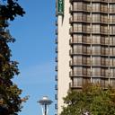 Located just a 7-minute walk from the famous Pike Place Market, this towering hotel features an on-site restaurant and views of the Space Needle.