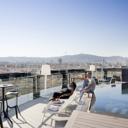 Set in Barcelonas vibrant Raval district, this design hotel offers free Wi-Fi, a gym and a roof terrace with pool and panoramic views.